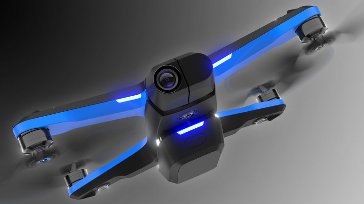 Óriási sallert kevert le a Skydio 2 a dróniparnak