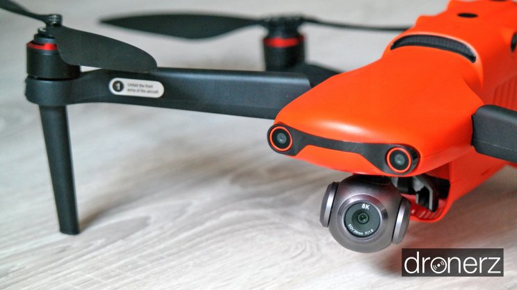 A legfőbb ütőkártya az Autel Evo II-nél: a 8K-s kamera