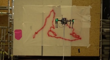 Bemutatta a Disney a legelső drón festőjét, a PaintCopter-t