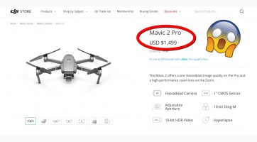 Látszólag indokolatlanul nőtt meg a Mavic 2 Pro ára