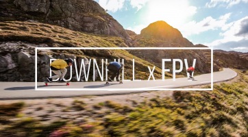 Ilyen az, amikor találkozik a longboardozás és az FPV drónozás élménye - videó
