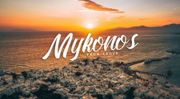 Míkonosz szigete ejt ámulatba eme friss drónvideón