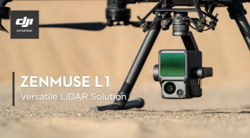 A Zenmuse L1 firmware frissítése 40%-kal csökkenti a térképezési küldetések idejét