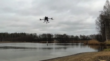Lettországban DJI drónokkal vesznek mintát a szennyezett vizekből