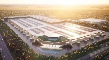 Egy Tesla Giga Berlin felett repülő drón átirányításra kényszerített egy utasszállító repülőgépet