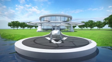 Lezajlott a Volocopter első nyilvános, személyzettel ellátott légi taxi tesztje Dél-Koreában